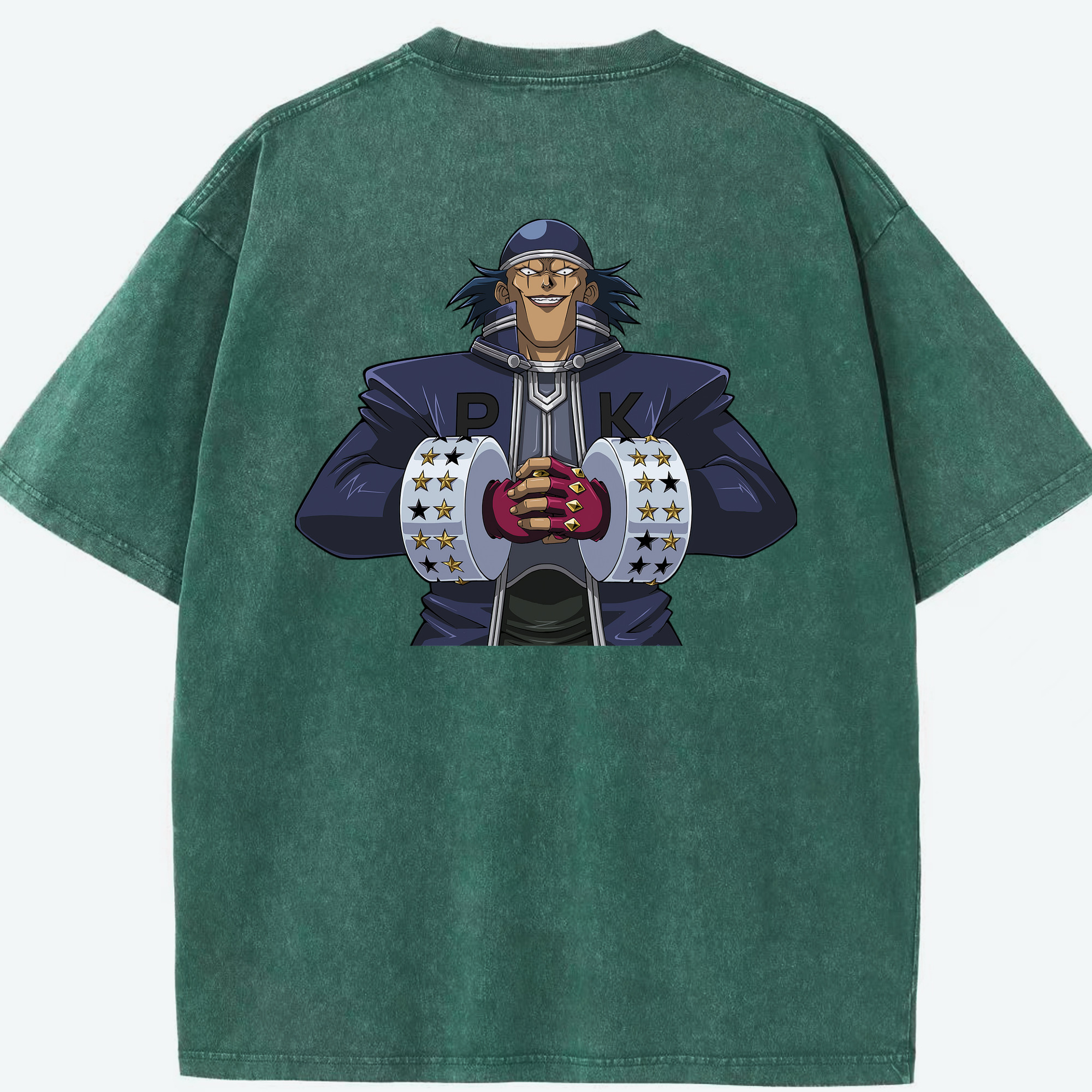 （画像用） 遊☆戯☆王 Yu-Gi-Oh! 綿100% ヴィンテージ風 半袖Tシャツ（背面プリント）